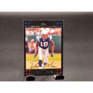 2007 Topps #170 ~ RANDY MOSS ~ New England Patriots ~ Ungraded ~ Near Mint